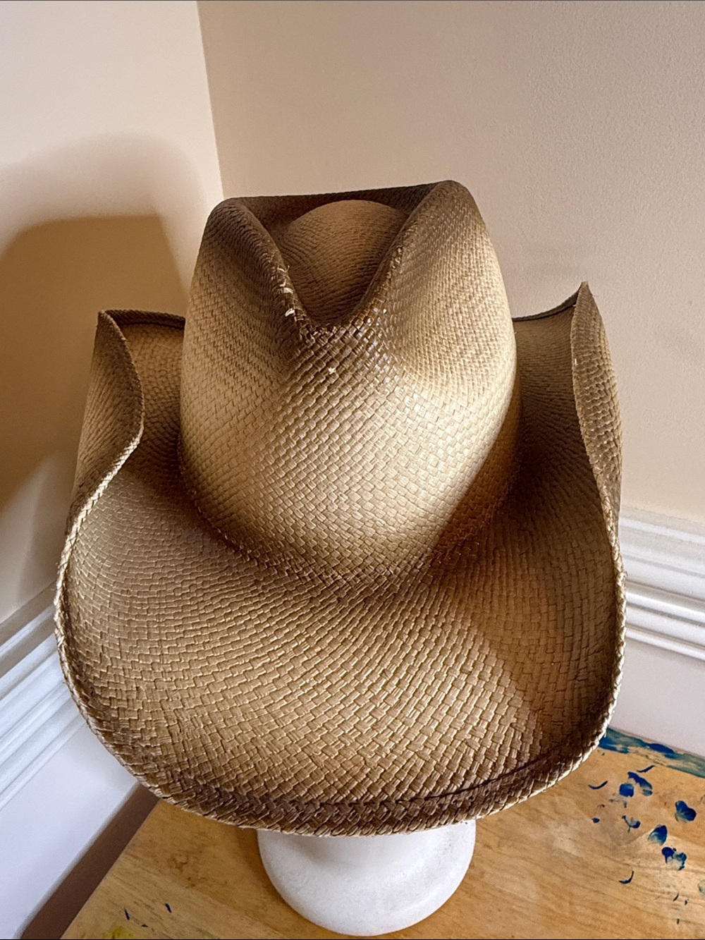 Dallas Hats "Windy Trail" Tea-Stained Straw Cowboy Hat
